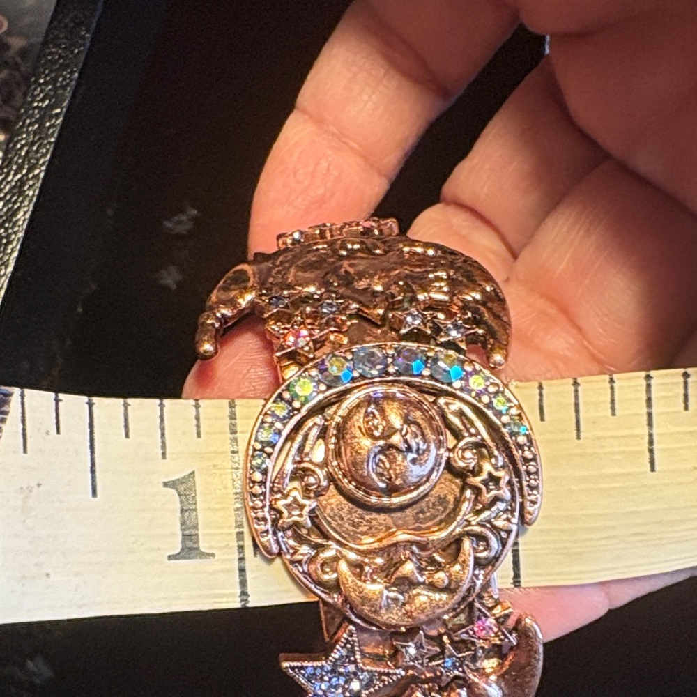 Celestial Gold Cuff Bracelet - image 8